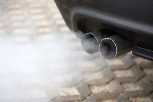 Exhaust Pipe Smoke