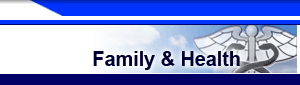 Photo of family and health banner