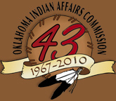 Oklahoma Indiand Affairs Commission 40th Anniversary Logo