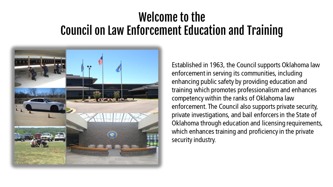 Council on Law Enforcement Education and Training - Home