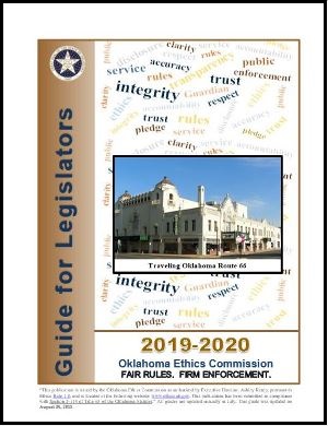 2019-2020 Legislator Guide Cover