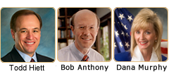Corporation Commissioners - Todd Hiett, Bob Anthony, and Dana Murphy