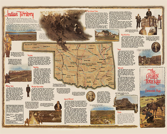 Indian Territory During the 1889 Land Run