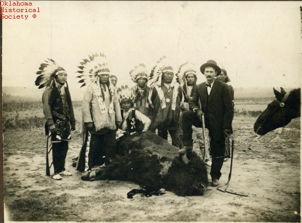 Filming of 'The Buffalo Hunter' in Oklahoma