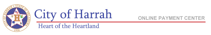 City of Harrah Online Payment Center